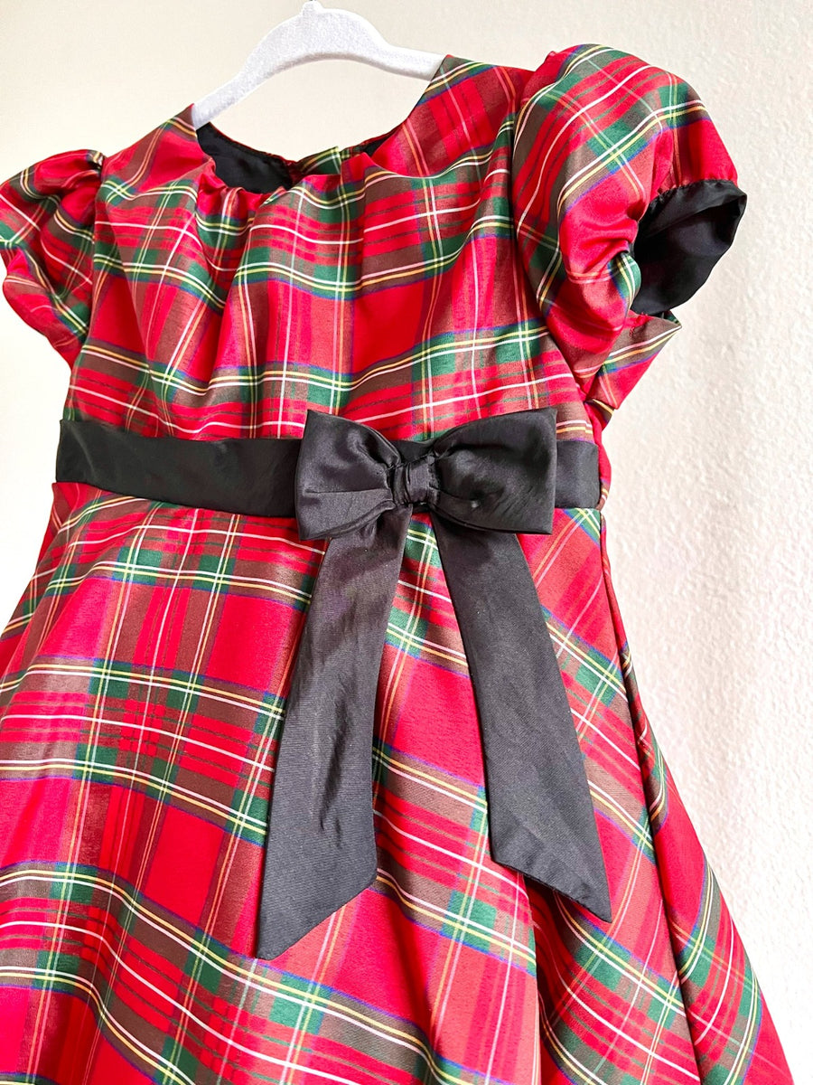 Vintage Christmas Plaid Dress 3T – Dolce Bebe Boutique